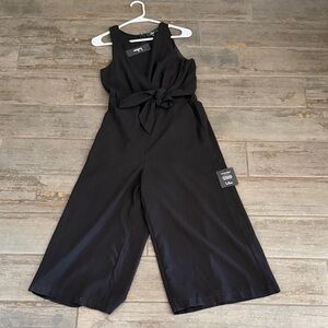 Lulu's Elegant Black Sleeveless Jumpsuit
